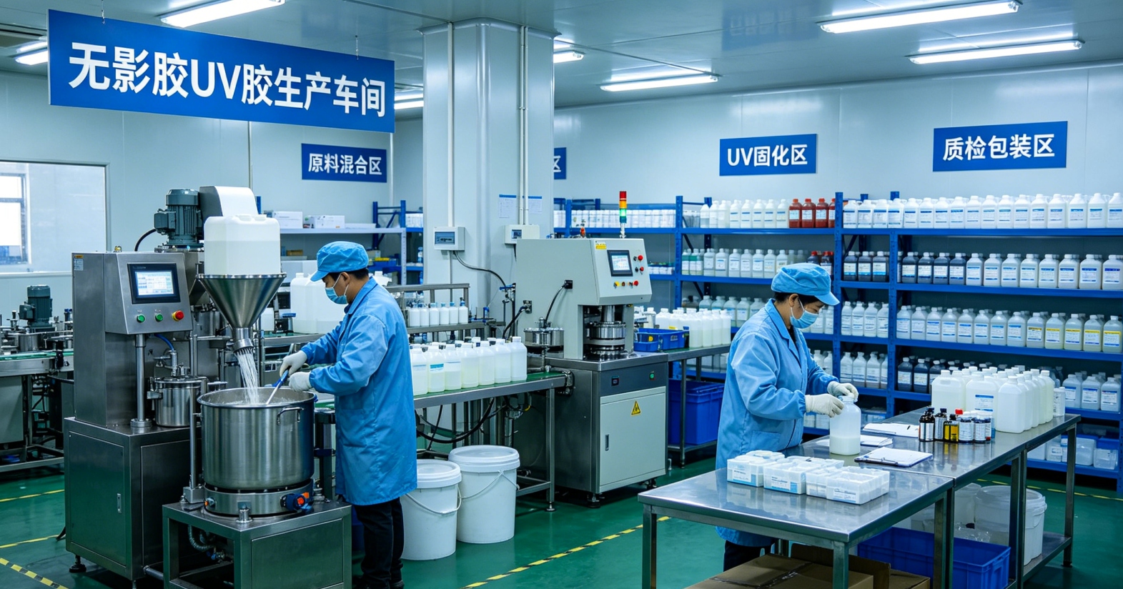 无影胶UV胶工厂探秘:高品质UV胶工艺 |铬锐特实业