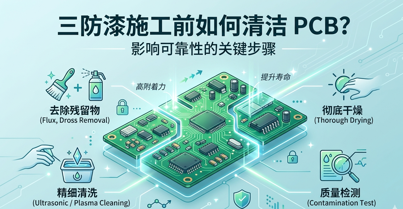 三防漆施工前PCB清洁：保障可靠性的关键 |铬锐特实业