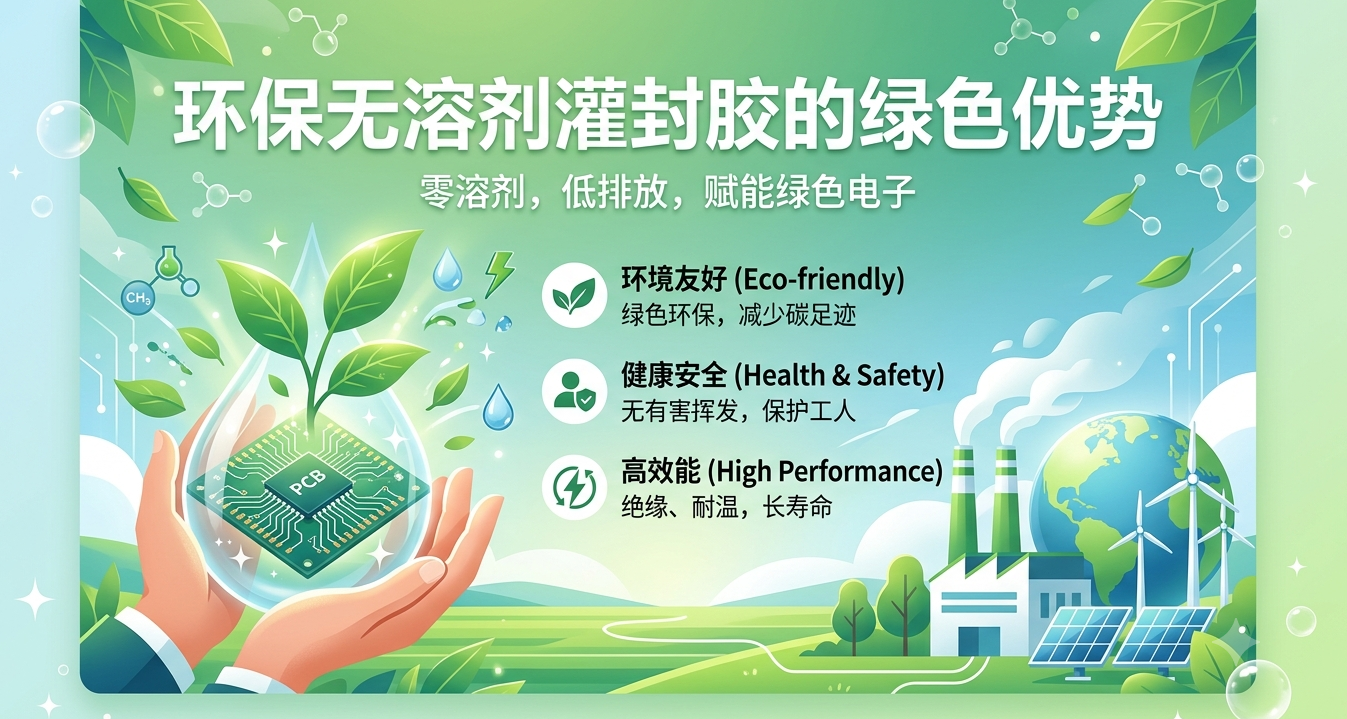 环保无溶剂灌封胶的绿色优势 |铬锐特实业
