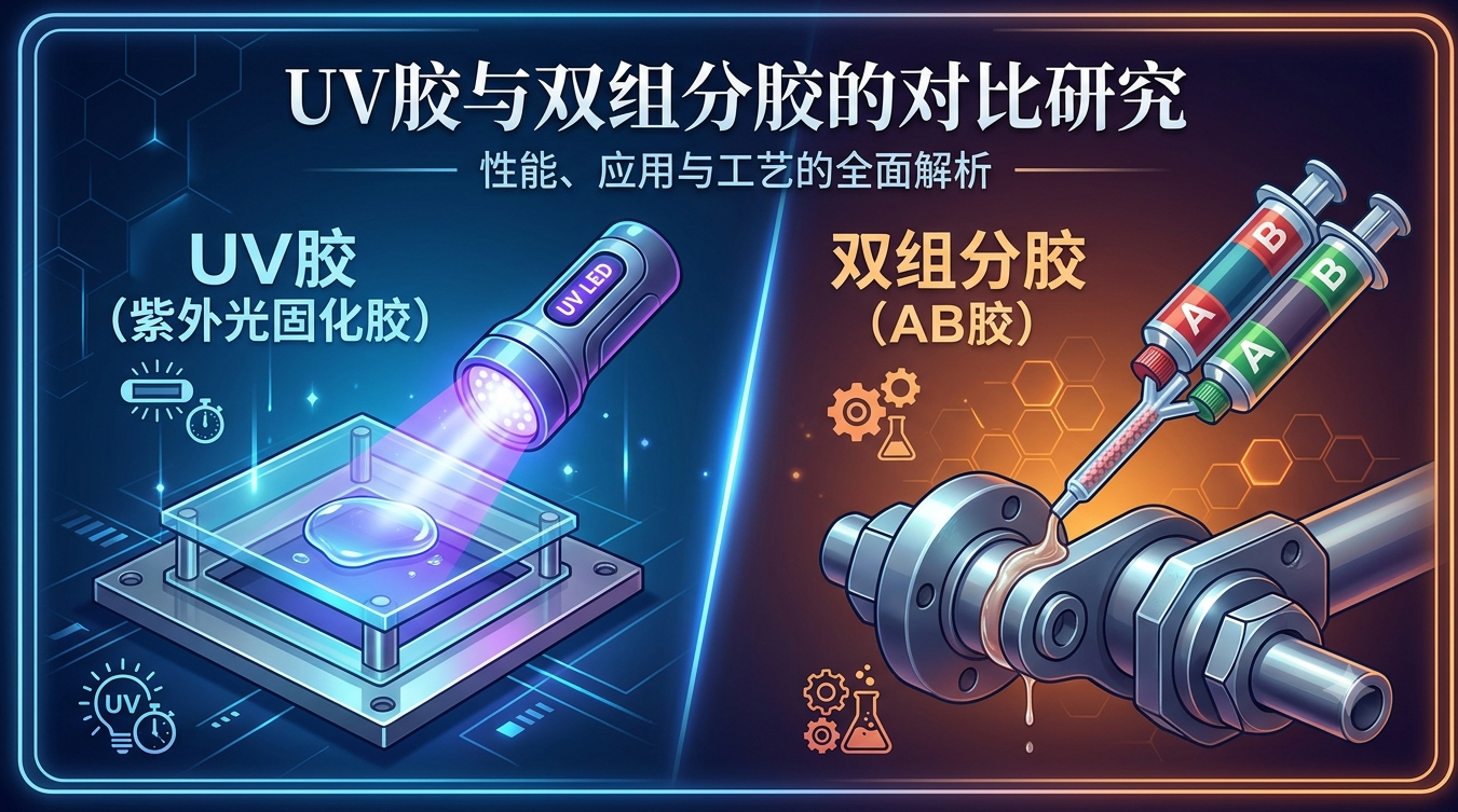 UV胶与双组分胶哪个好？性能对比与选型指南
