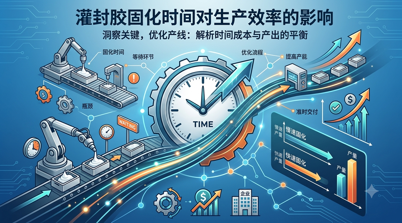 灌封胶固化时间对生产效率的影响